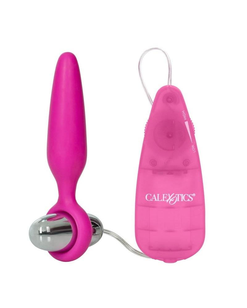 Booty Call Booty Glider Silicone Wired Remote Control Anal Probe Pink 3.75 Inch