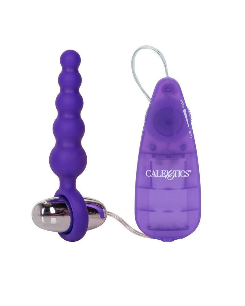 Booty Call Booty Shaker Silicone Remote Wired Control Anal Probe Purple 4 Inch