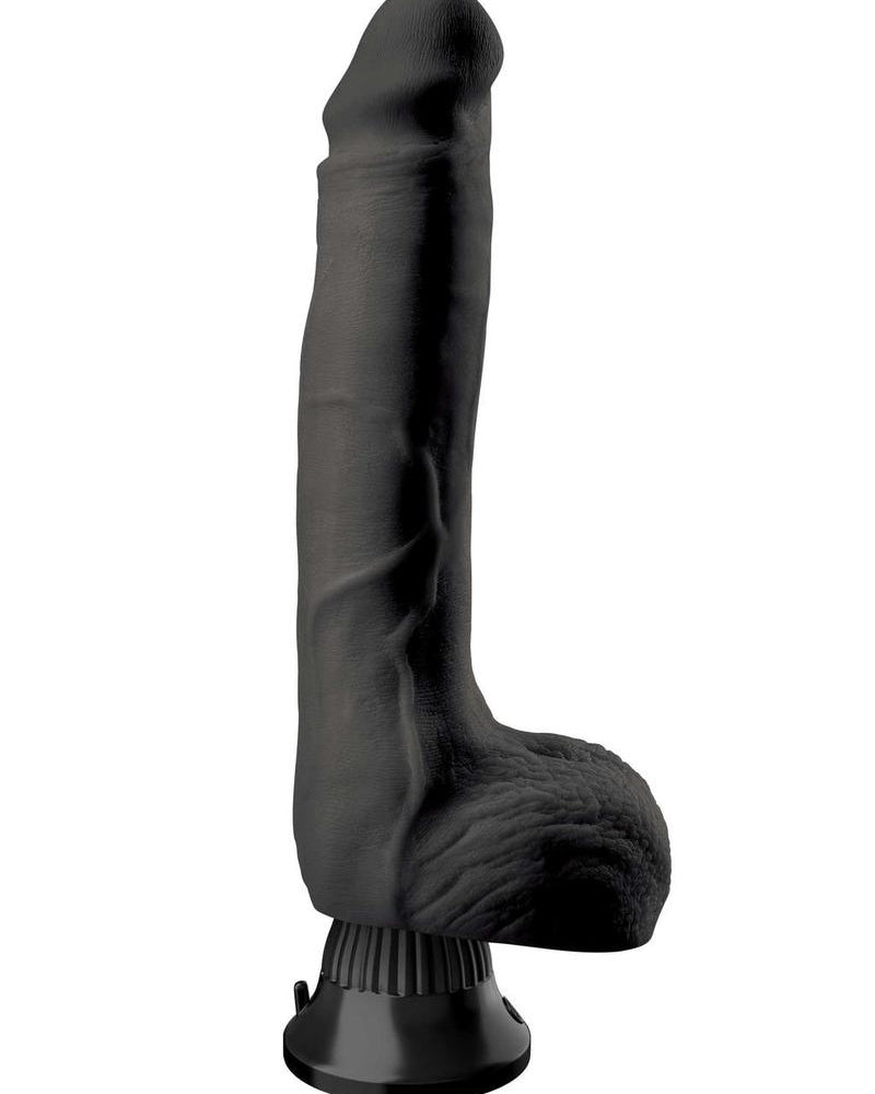 Consolador vibrador Real Feel Deluxe No 07 Wallbanger resistente al agua, color negro, 23 cm