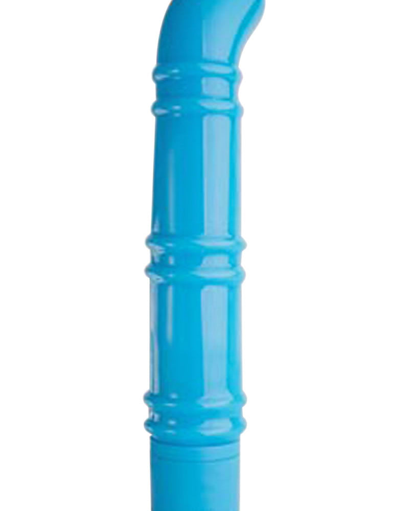Vibrador Climax Neon impermeable azul eléctrico de 7,5 pulgadas