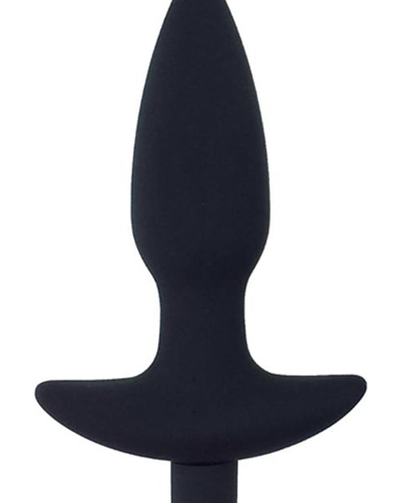 Tapón anal de silicona Corked 02 resistente al agua, color carbón, pequeño