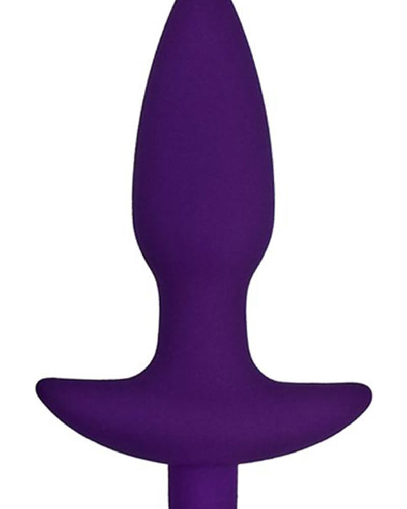 Tapón anal de silicona Corked 02 resistente al agua color lavanda mediano