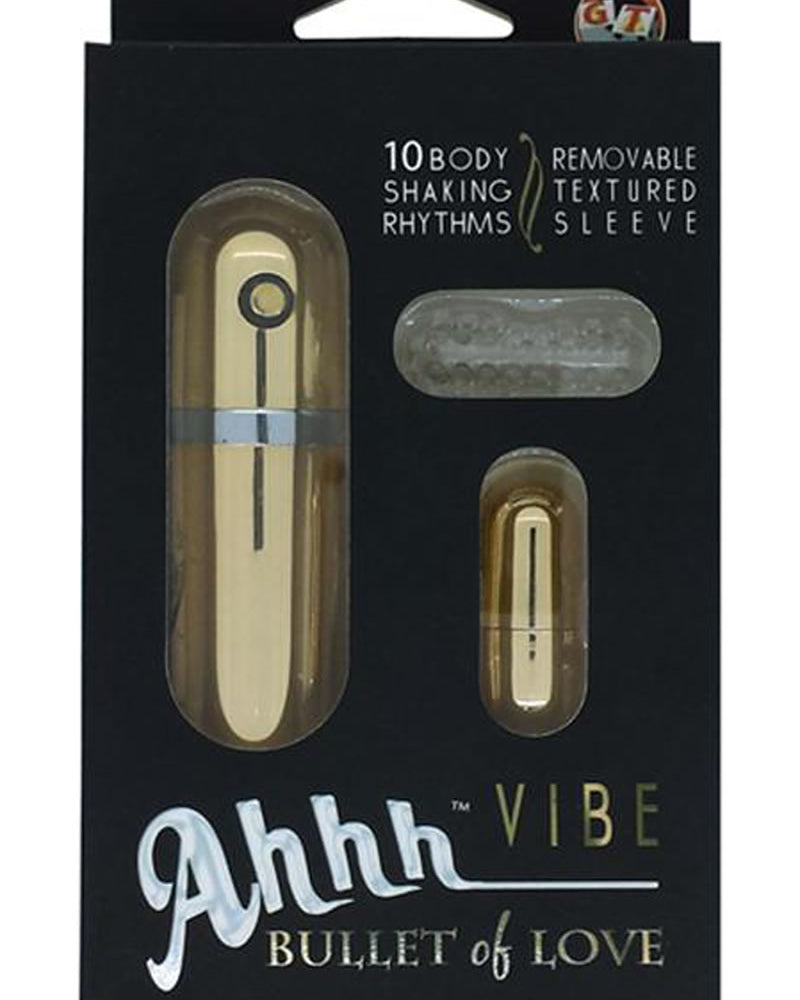 Ahh Vibe - Bullet Of Love VIbrator - Gold/Lav/Pink/Red/Silver/Teal/White