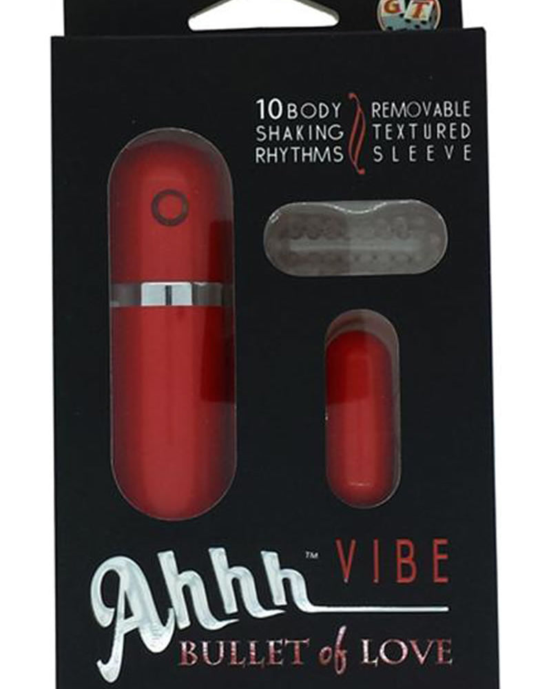 Ahh Vibe - Bullet Of Love Vibrator - Red
