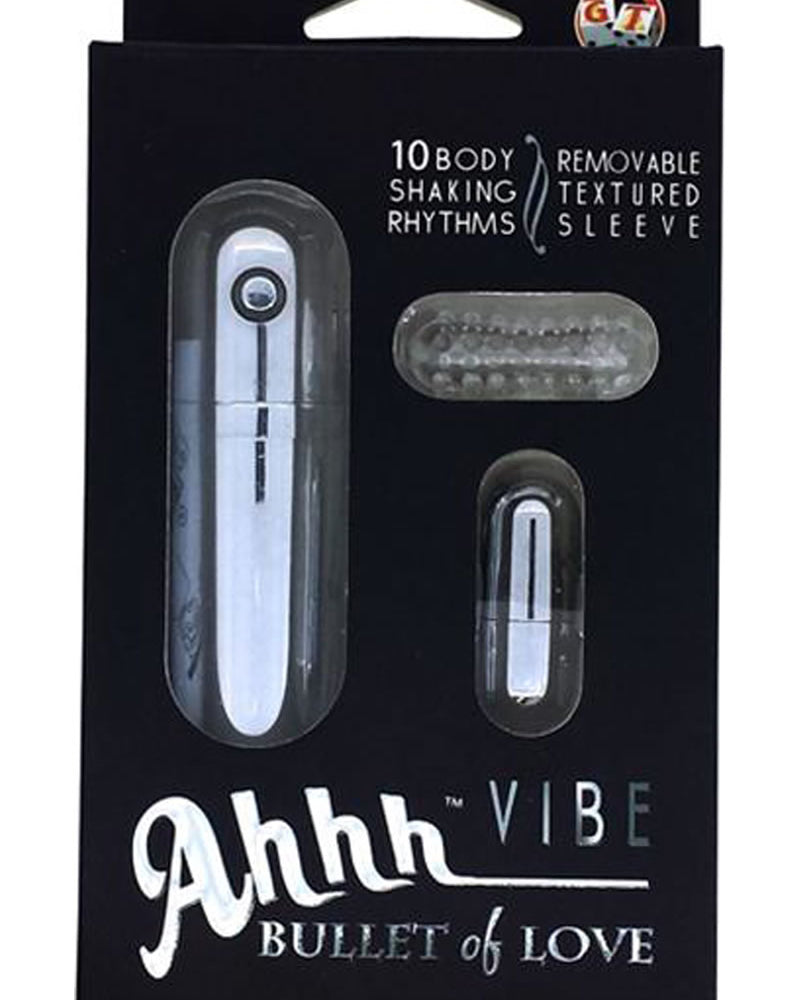 Ahh Vibe - Bullet Of Love Vibrator - Silver