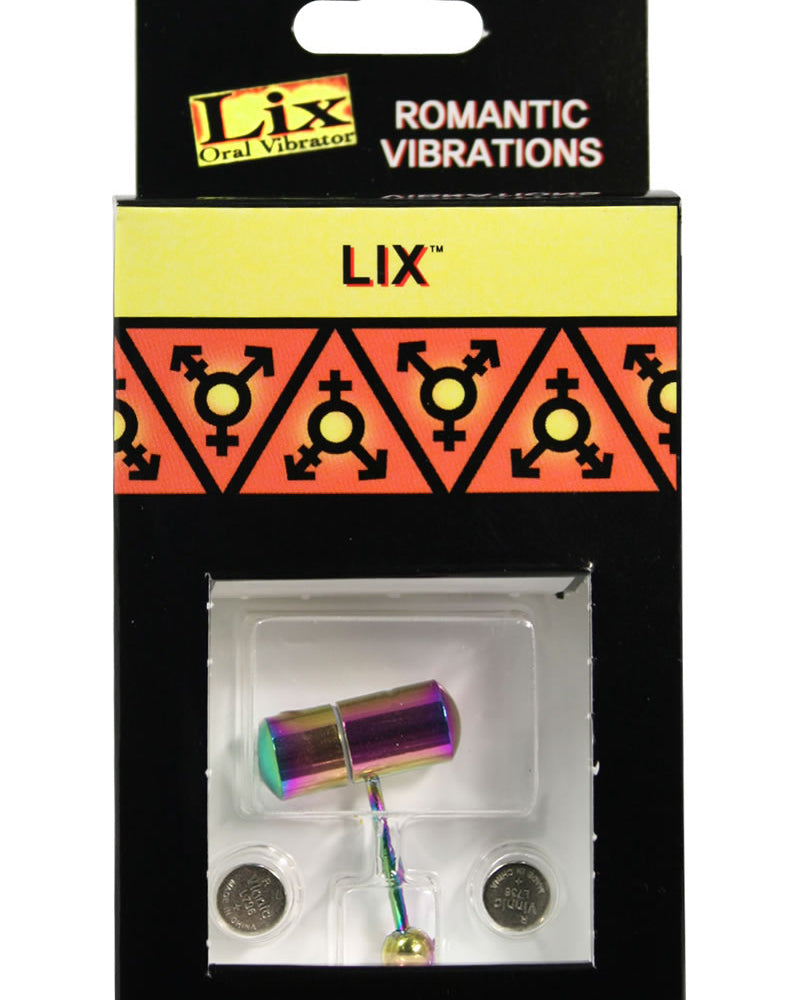 Lix Thrasher Oral Vibrator Rainbow