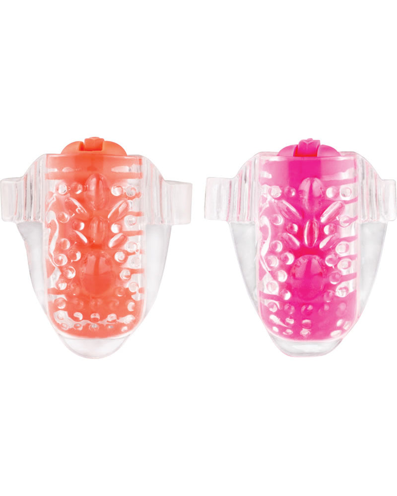 Screaming O Lingo Silicone Vibrating Tongue Ring Waterproof Assorted Colors 12 Each Per Case