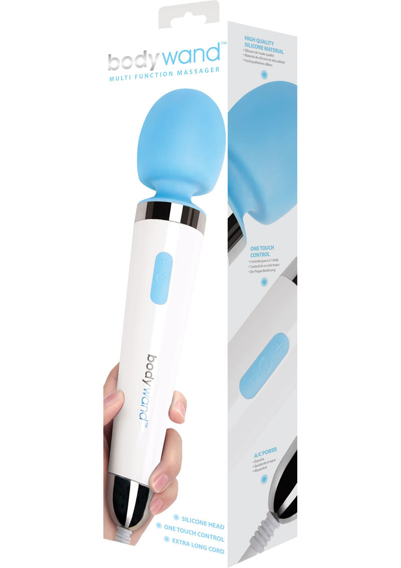 Masajeador multifunción de silicona Bodywand morado