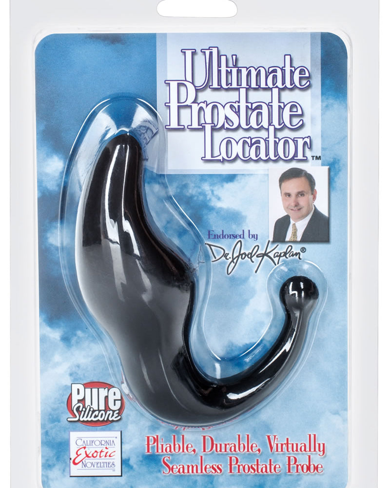 Localizador de próstata de silicona de Dr. Kaplan, color negro, 3,5 pulgadas