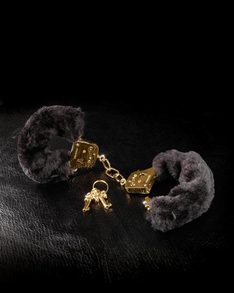 Fetish Fantasy Gold Deluxe Furry Cuffs