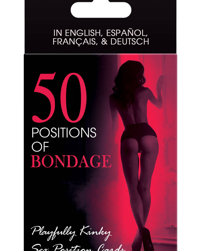 Juego de cartas con 50 posiciones de bondage