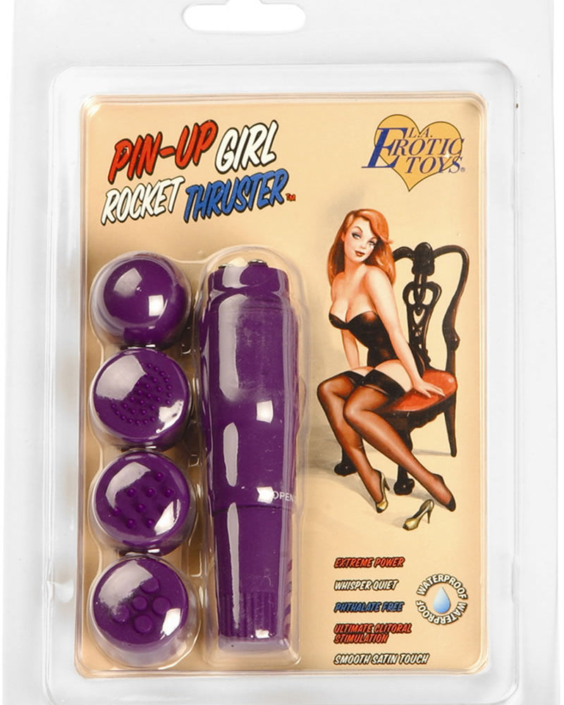 Pin-Up Girl Rocket Thruster Waterproof Vibrator