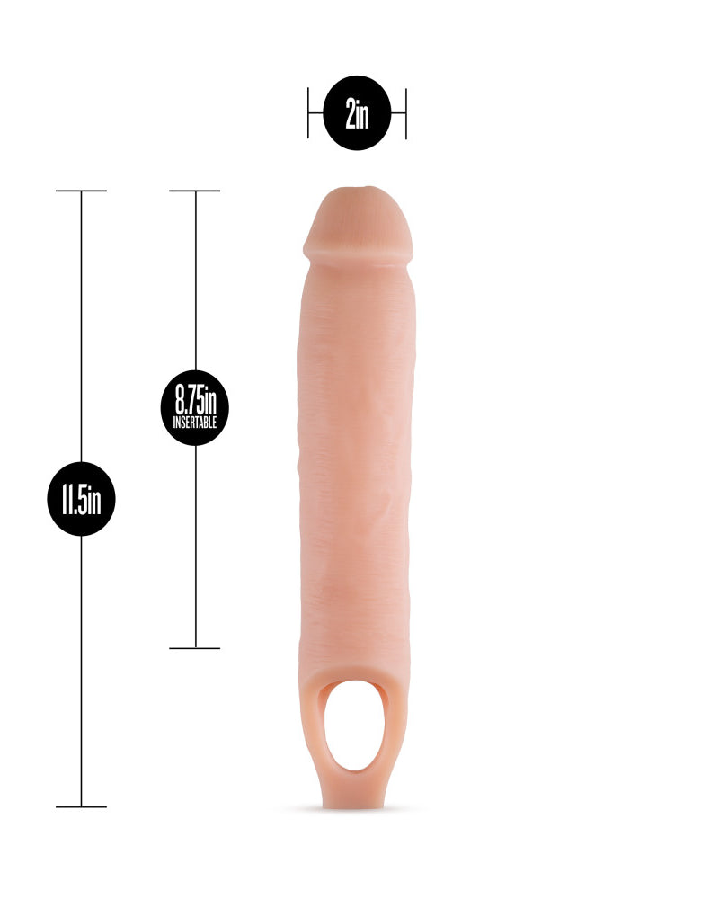 Performance - 11.5 Inch Cock Sheath Penis Extender - Vanilla