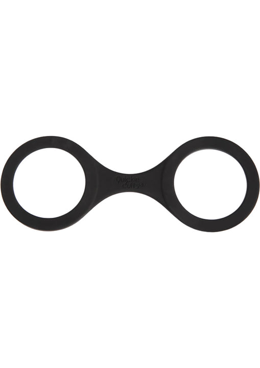 Quickie Cuffs Silicone Restraints Medium Black