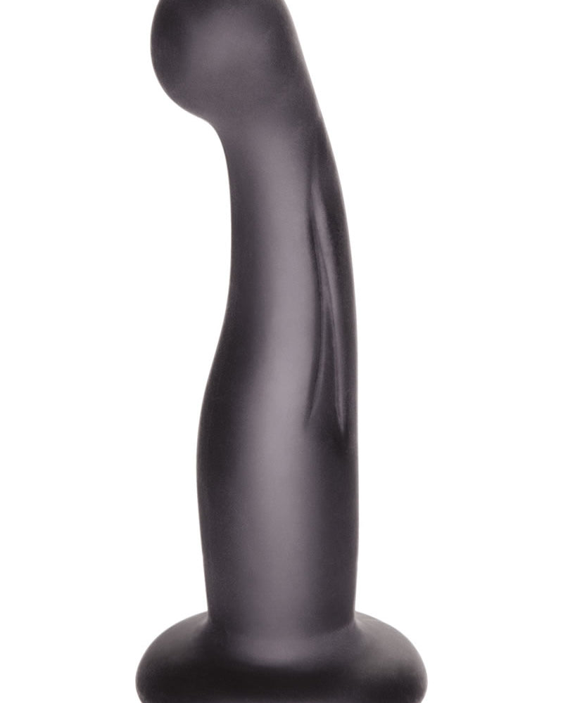 Packer Gear Kisser Silicone Anal Probe Black 6.25 Inch