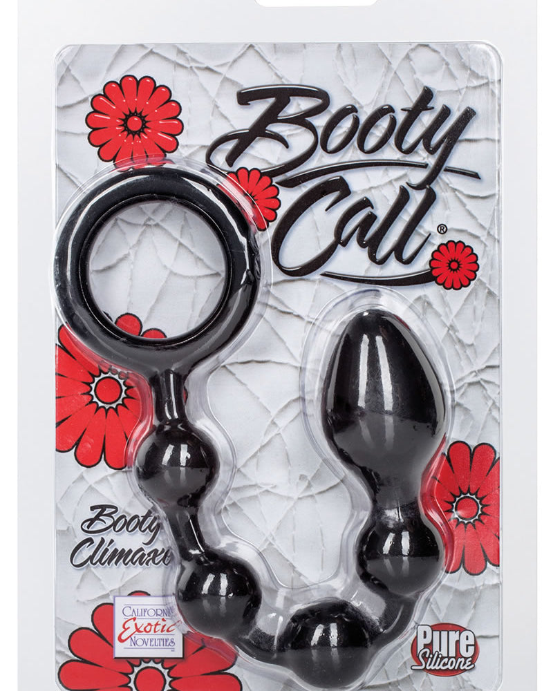 Booty Call Booty Climaxer Silicone Anal Probe Black 8 Inch