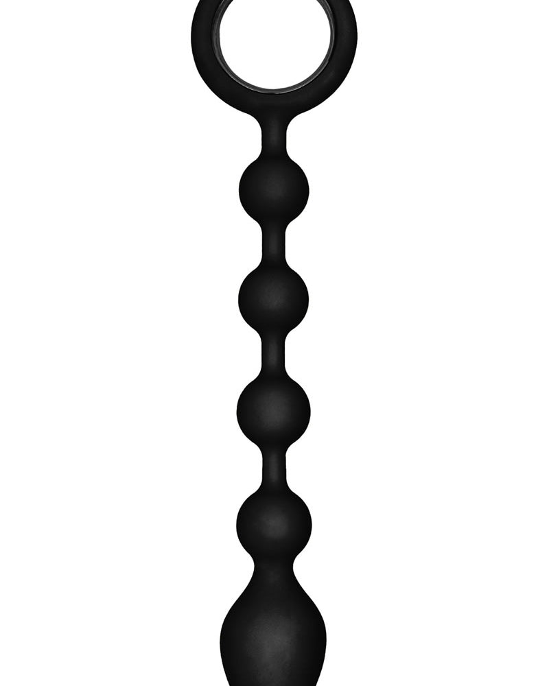 Booty Call Booty Climaxer Silicone Anal Probe Black 8 Inch