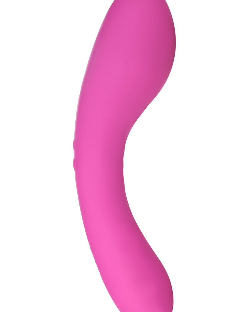 Swan Wand Vibrador de silicona resistente al agua color rosa