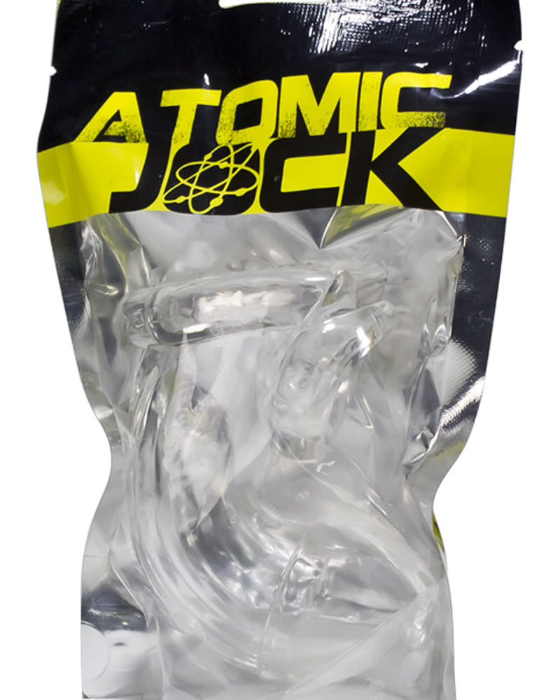 Atomic Jock Cock Lock TPR Chastity With Cock Ring Clear