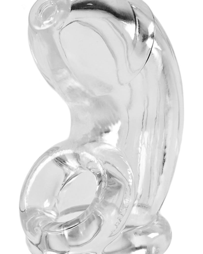 Atomic Jock Cock Lock TPR Chastity With Cock Ring Clear