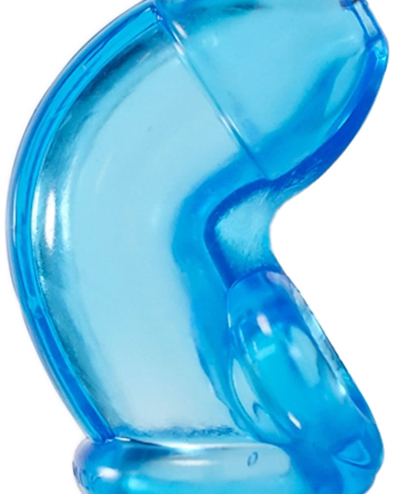 Atomic Jock Cock Lock TPR Chastity With Cock Ring Ice Blue