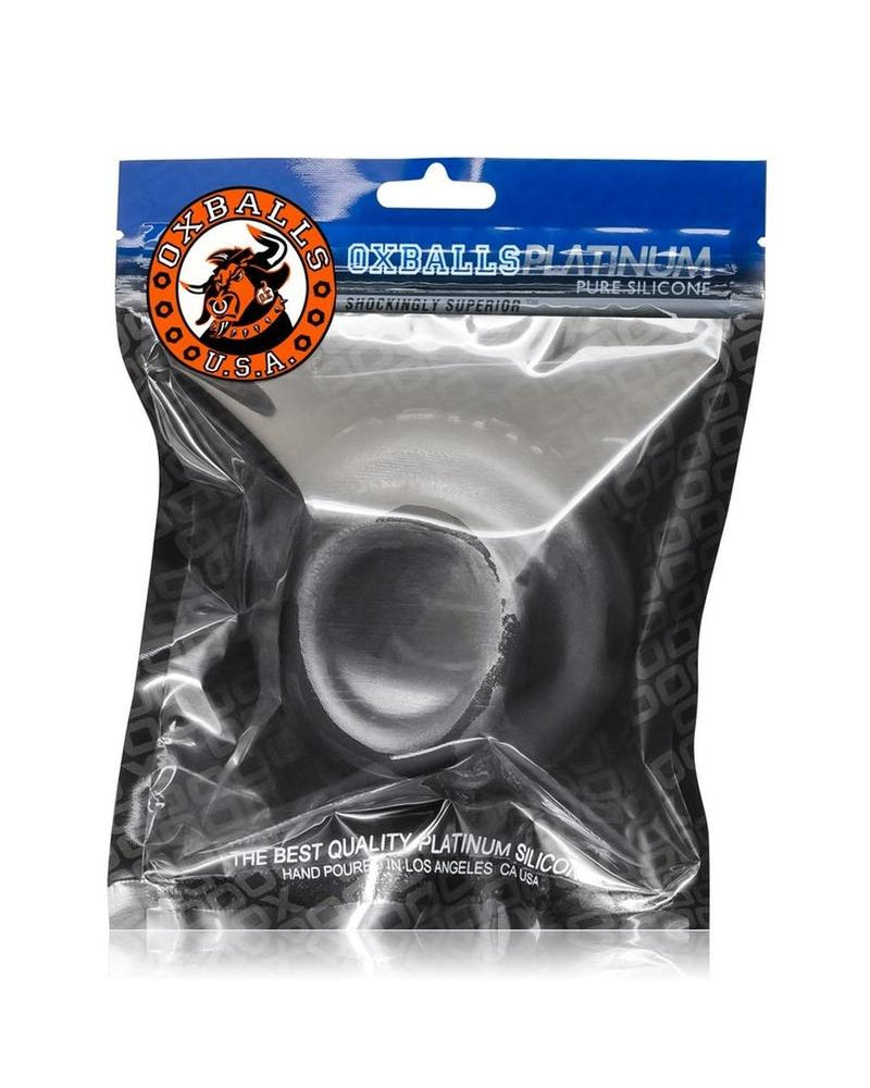 Oxballs Juicy Silicone Cockring Black 3.5 Inch