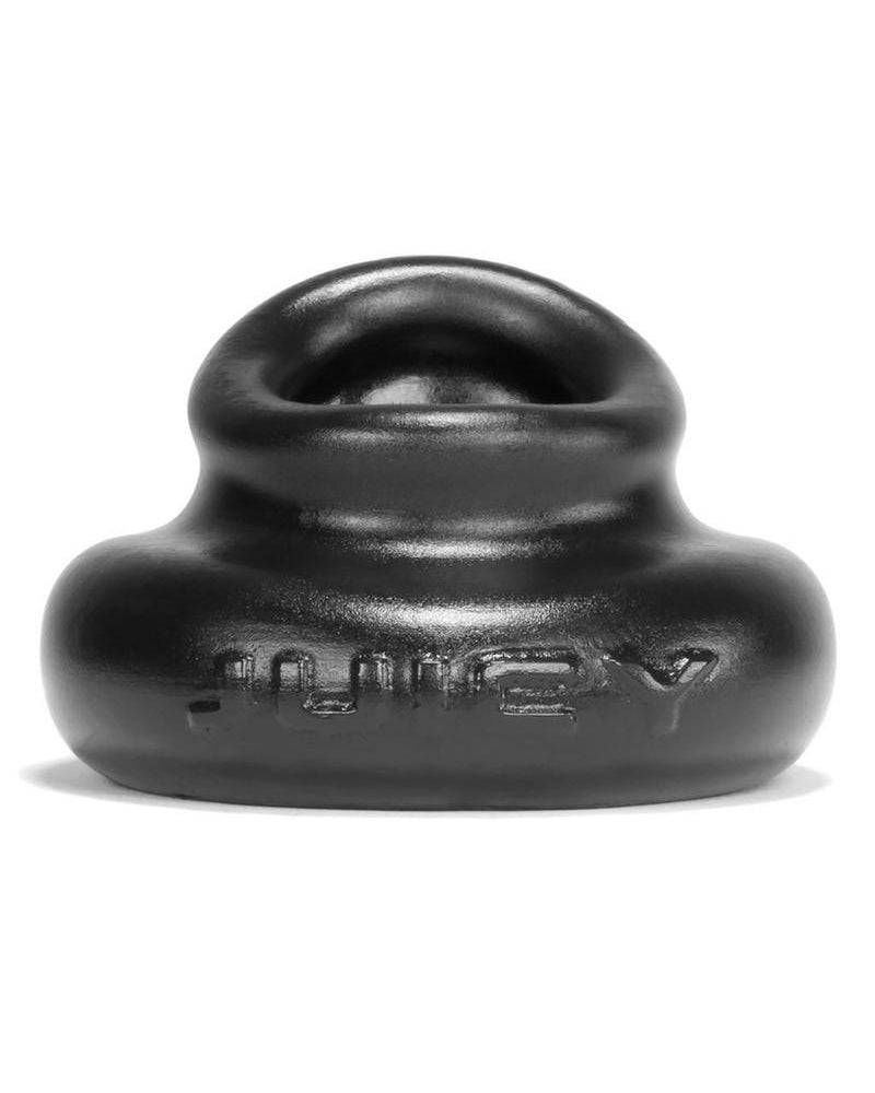 Oxballs Juicy Silicone Cockring Black 3.5 Inch