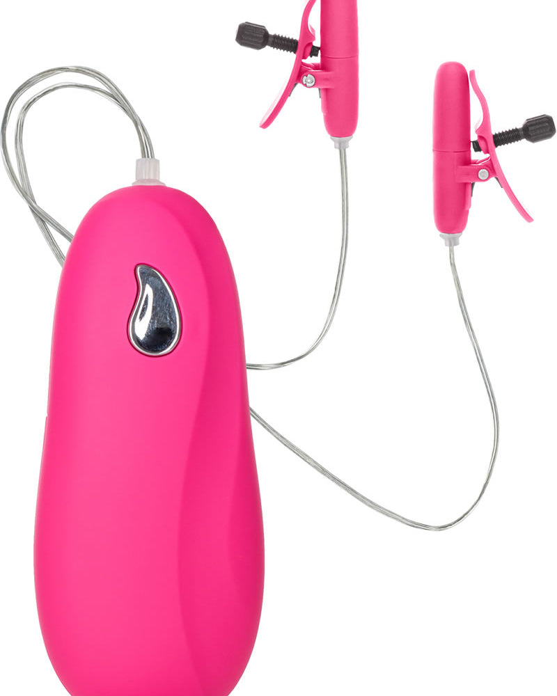 Juguetes para pezones con vibración y calefacción Nipple Play, color rosa