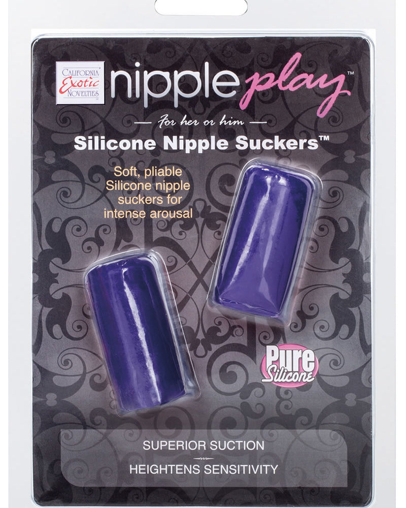 Succionadores de pezones de silicona Nipple Play morados