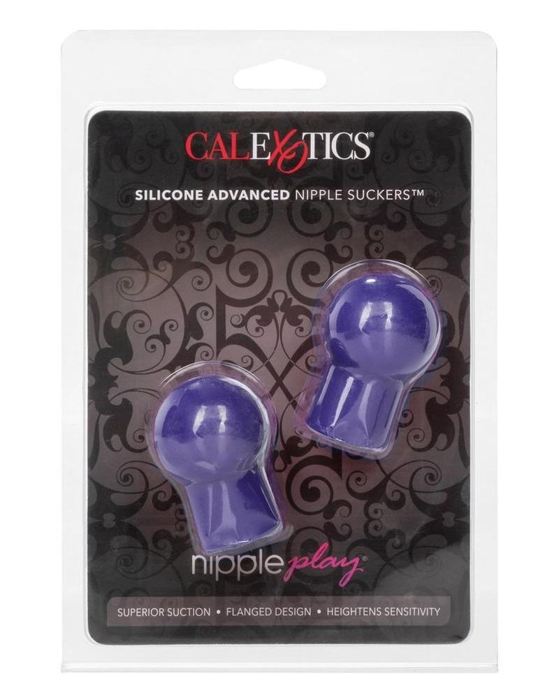 Succionadores de pezones de silicona Nipple Play Advanced de color morado