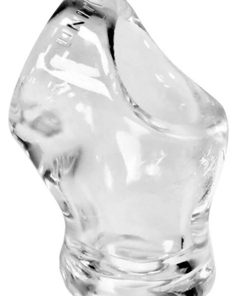 Atomic Jock Unit X Stretch Cockring With Ball Stretcher Clear 3 Inch