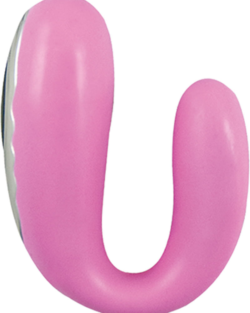 Vibrador oral de silicona Surenda recargable, 5 funciones, resistente al agua, color rosa, 2,25 pulgadas