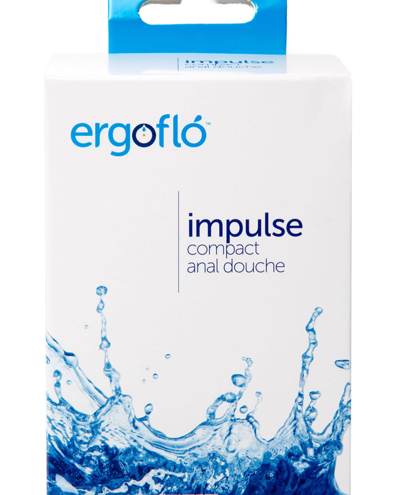 Ducha anal compacta Perfect Fit Ergoflo Impluse negra