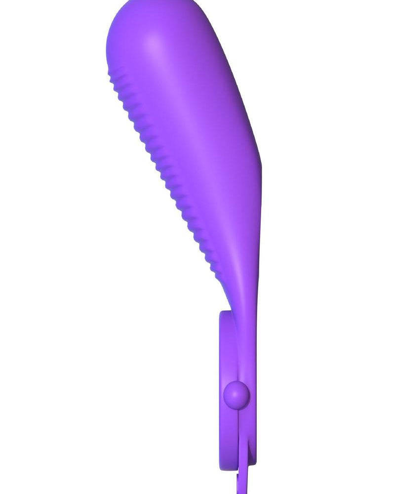 Fantasy C Ringz Ride N Glide Couples Ring Vibe Silicone Cockring Purple