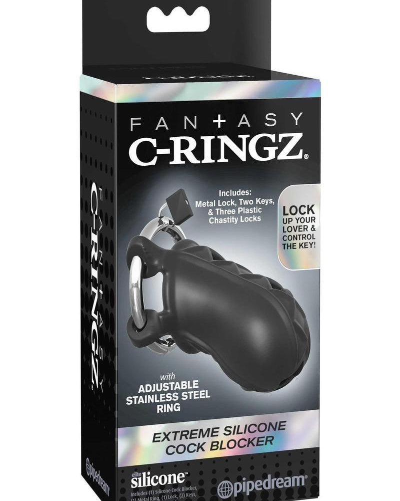 Fantasy C-Ringz - Extreme Cock Blocker - Black