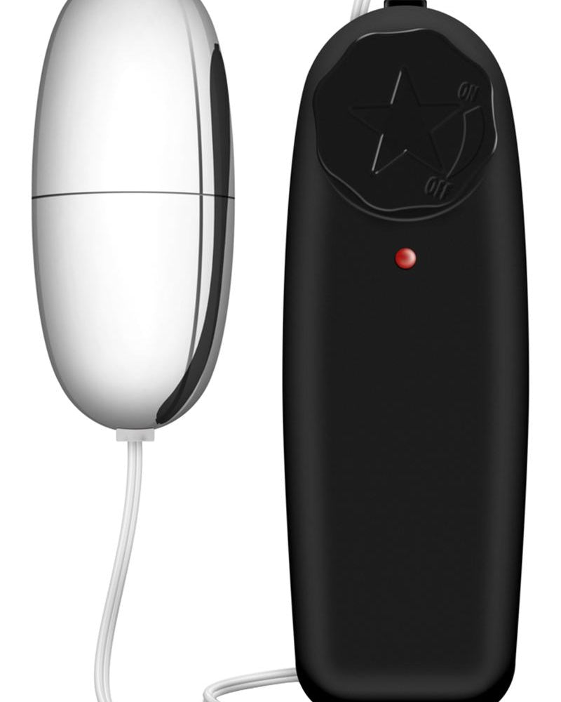 B Yours Wired Remote Control Silver Power Bullet Waterproof Black