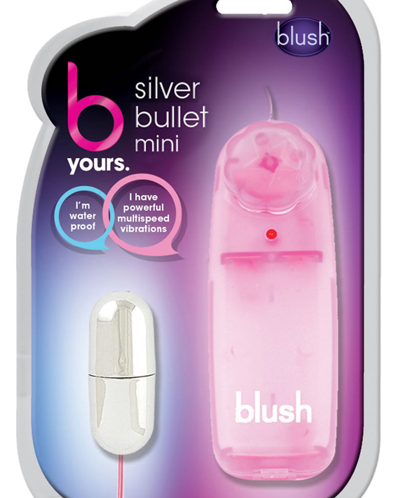 B Yours Wired Remote Control Silver Bullet Mini Waterproof Pink