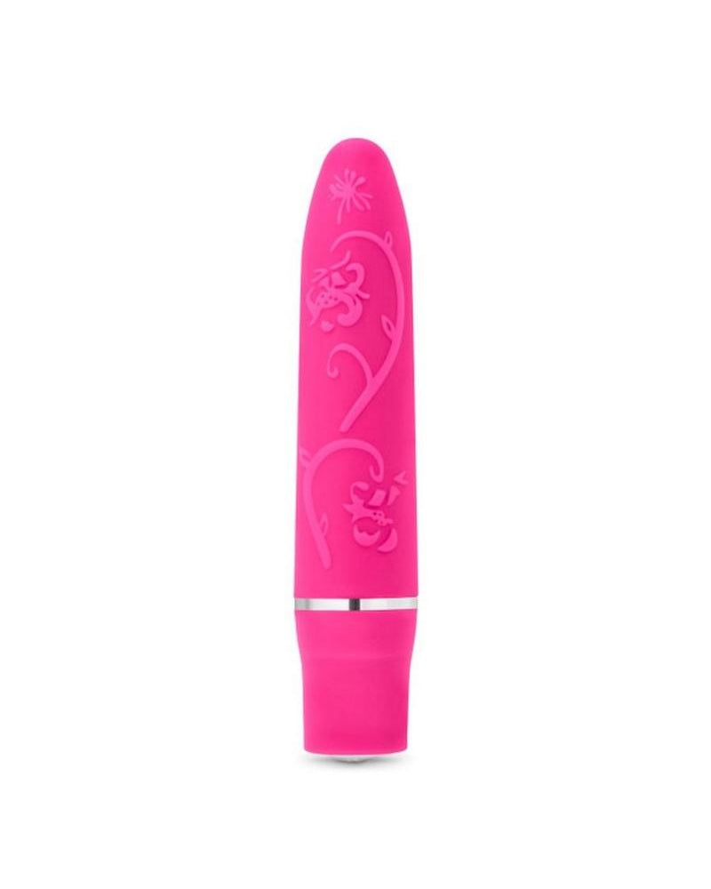 Mini vibrador Play With Me Bliss resistente al agua, color rosa, 4 pulgadas