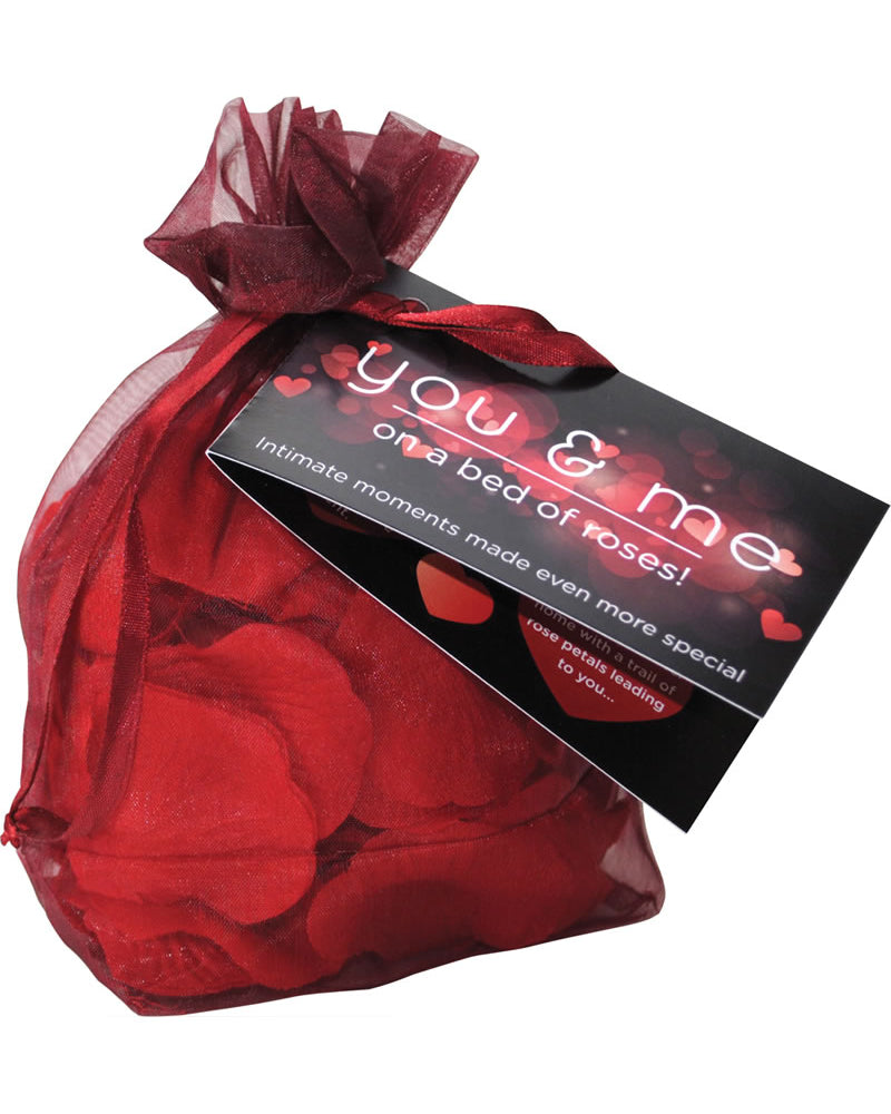 Tú y yo en un lecho de rosas Bolsa roja