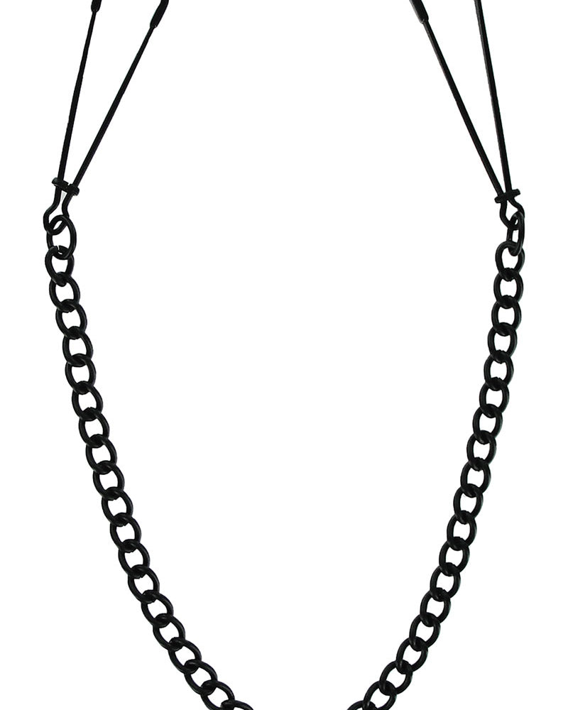 Pinzas para pezones Master Series Reign Noir, color negro