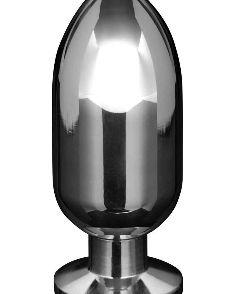 Punta de enema de acero inoxidable Master Series Magnus de 4 pulgadas