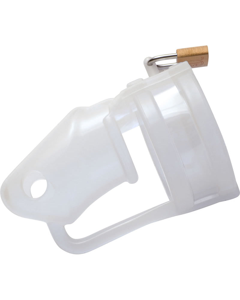 Master Series Sado Chamber Silicone Chastity Cage 4.35 Inch