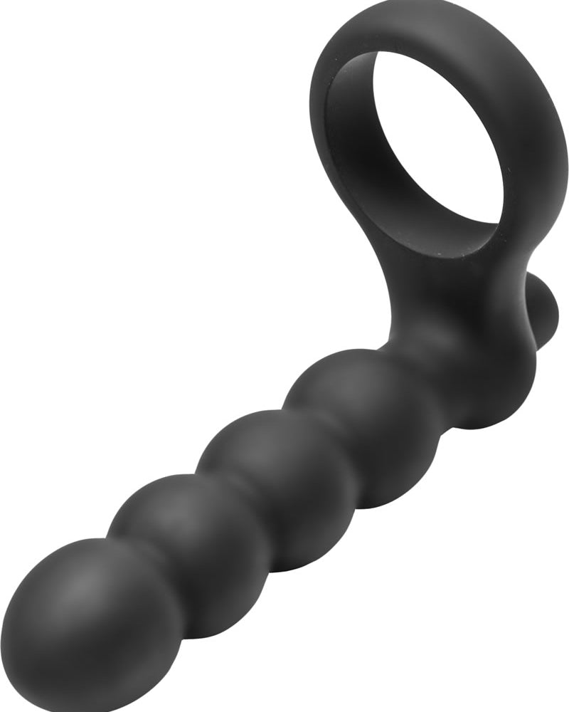 Double Fun C-ring With Double Penetration Vibe