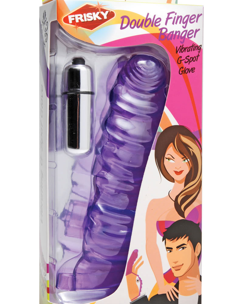 Double Finger Banger Vibe G-spot Glove