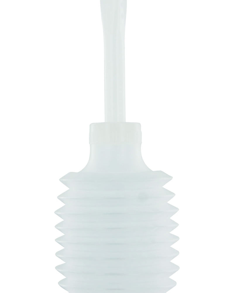 Aplicador de enema de un solo uso Clean Stream transparente