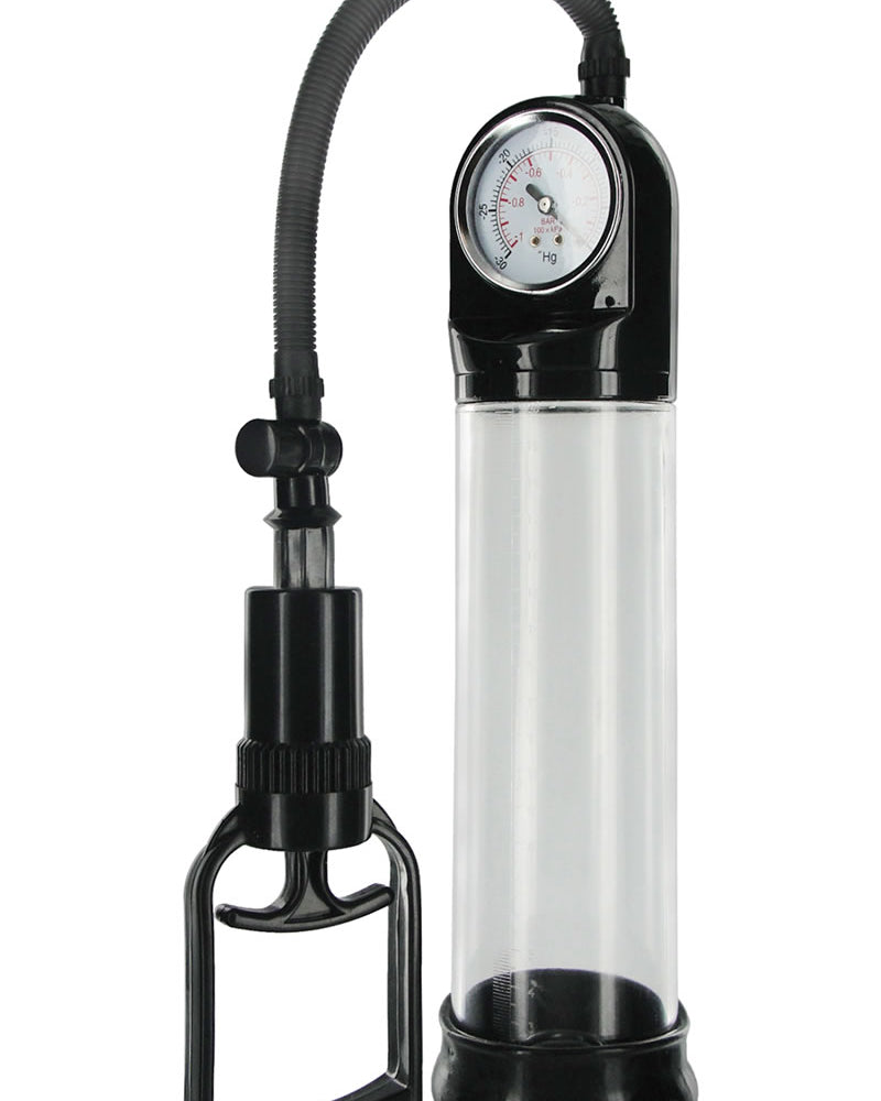 Size Matters Deluxe Trigger Penis Pump Clear