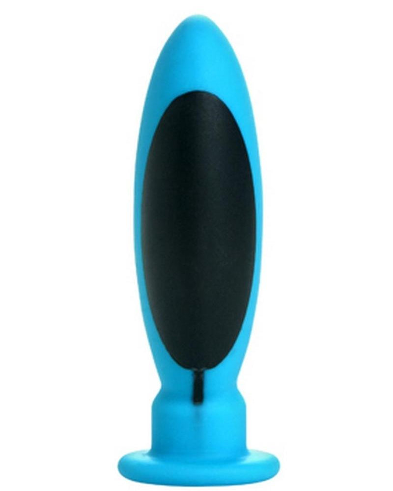 Tapón eléctrico de silicona Zeus Nimbus Petite de 3 pulgadas en color azul