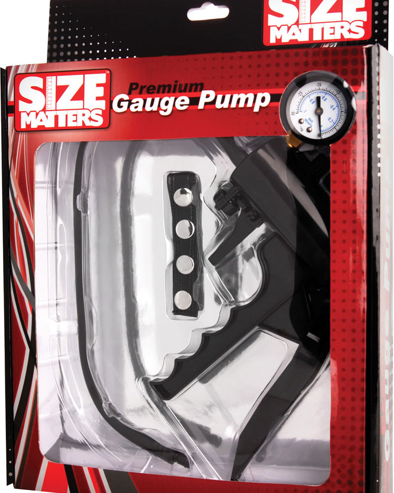 Size Matters Premium Gauge Pump Black