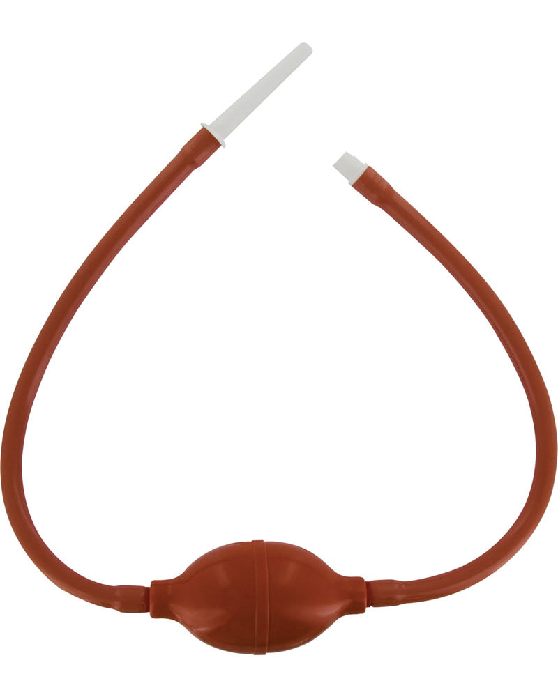 Jeringa de enema con pera en línea Clean Stream de 28 pulgadas