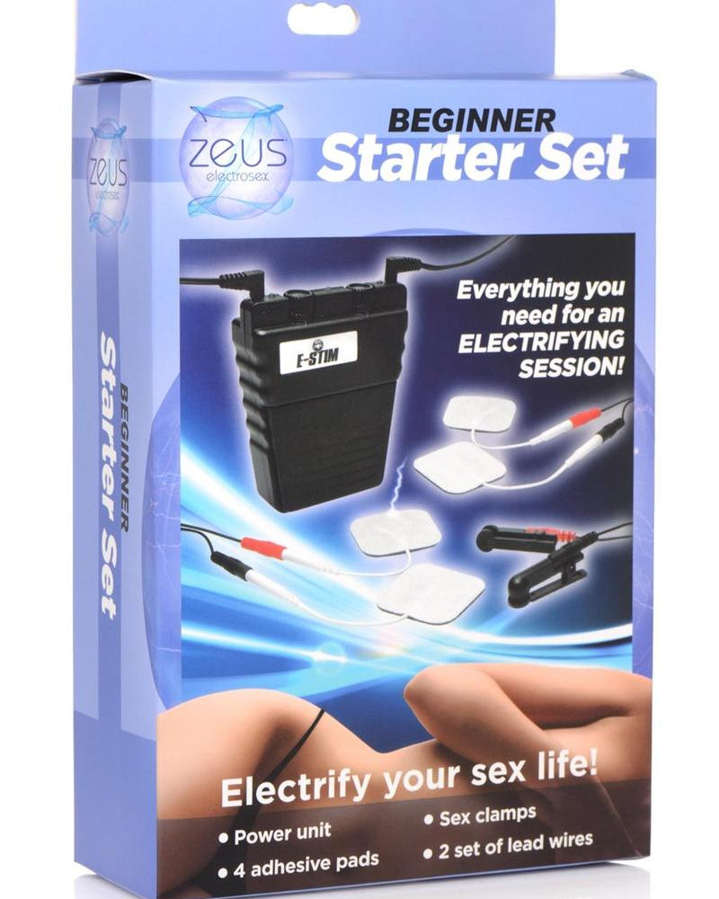 Kit de unidad de potencia Zeus Beginners Estim, color negro